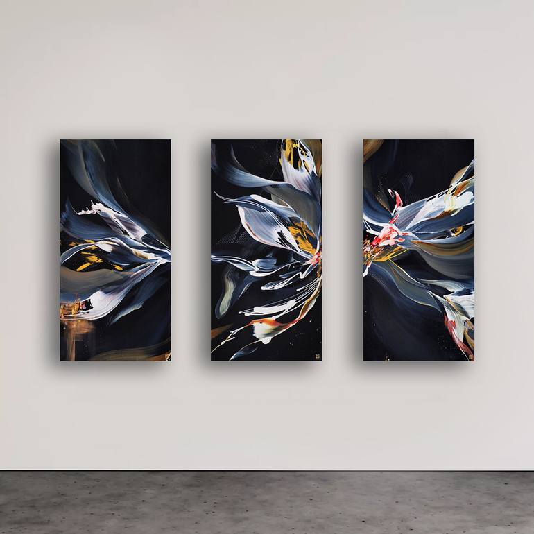 Original Abstract Expressionism Abstract Paintings by Novi Lim