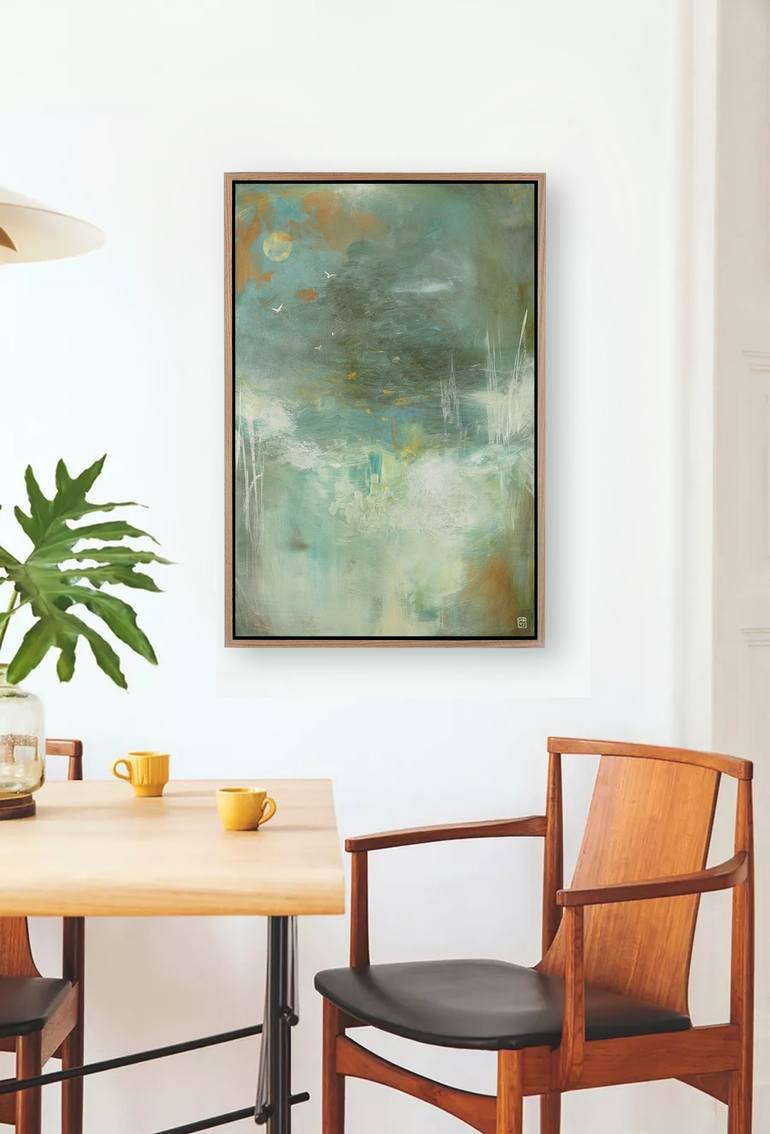 Original Abstract Expressionism Abstract Painting by Novi Lim