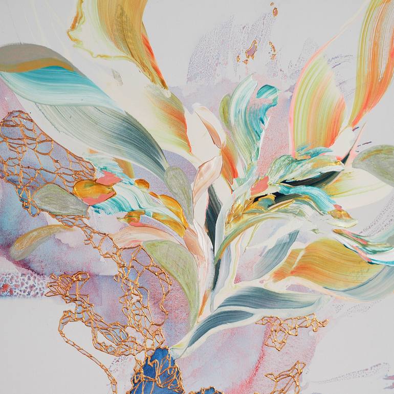 Original Abstract Expressionism Abstract Painting by Novi Lim