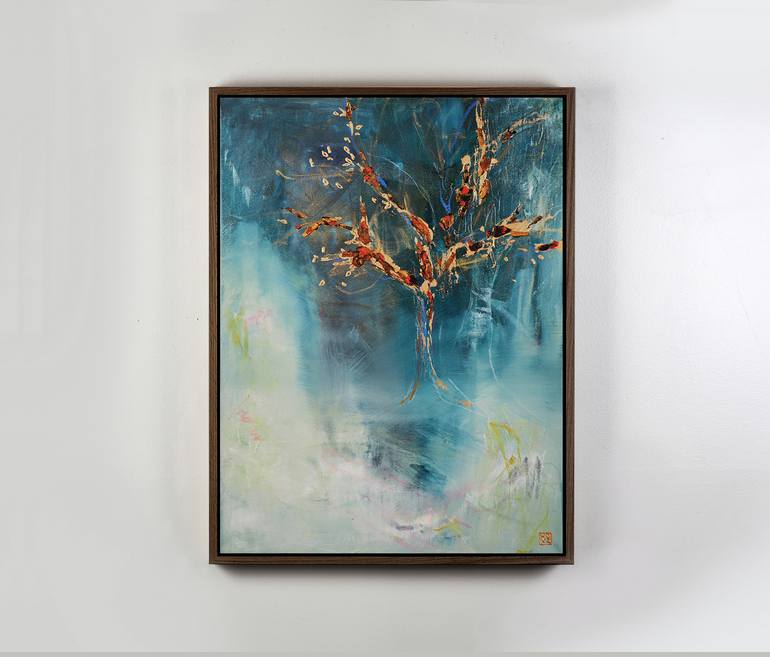 Original Abstract Expressionism Abstract Painting by Novi Lim