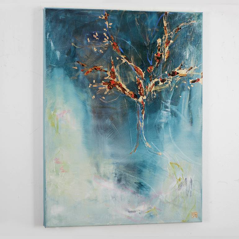 Original Abstract Expressionism Abstract Painting by Novi Lim