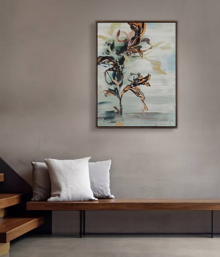 Original Abstract Expressionism Abstract Painting by Novi Lim