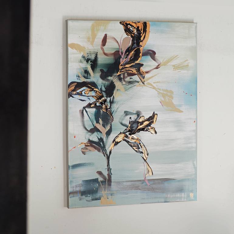 Original Abstract Expressionism Abstract Painting by Novi Lim