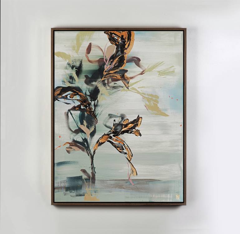 Original Abstract Expressionism Abstract Painting by Novi Lim