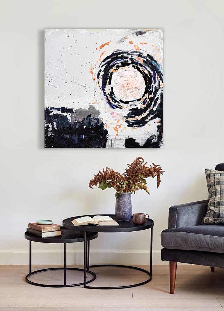 Original Abstract Expressionism Abstract Painting by Novi Lim