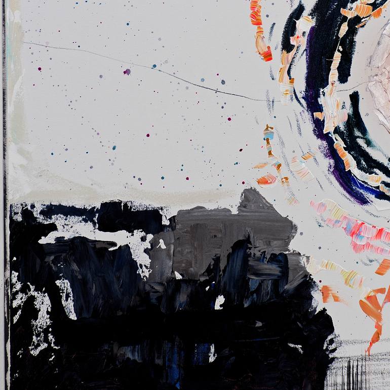 Original Abstract Expressionism Abstract Painting by Novi Lim