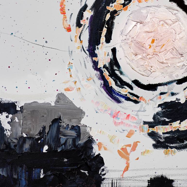 Original Abstract Expressionism Abstract Painting by Novi Lim