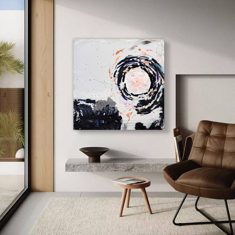 Original Abstract Expressionism Abstract Painting by Novi Lim