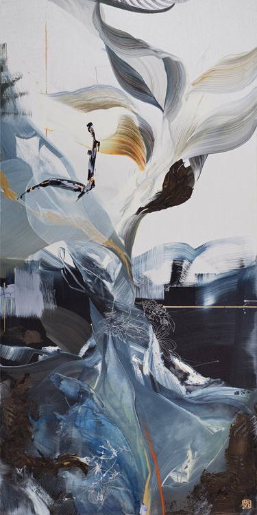 Original Abstract Expressionism Abstract Paintings by Novi Lim