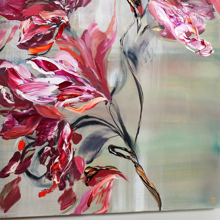 Original Abstract Expressionism Abstract Painting by Novi Lim