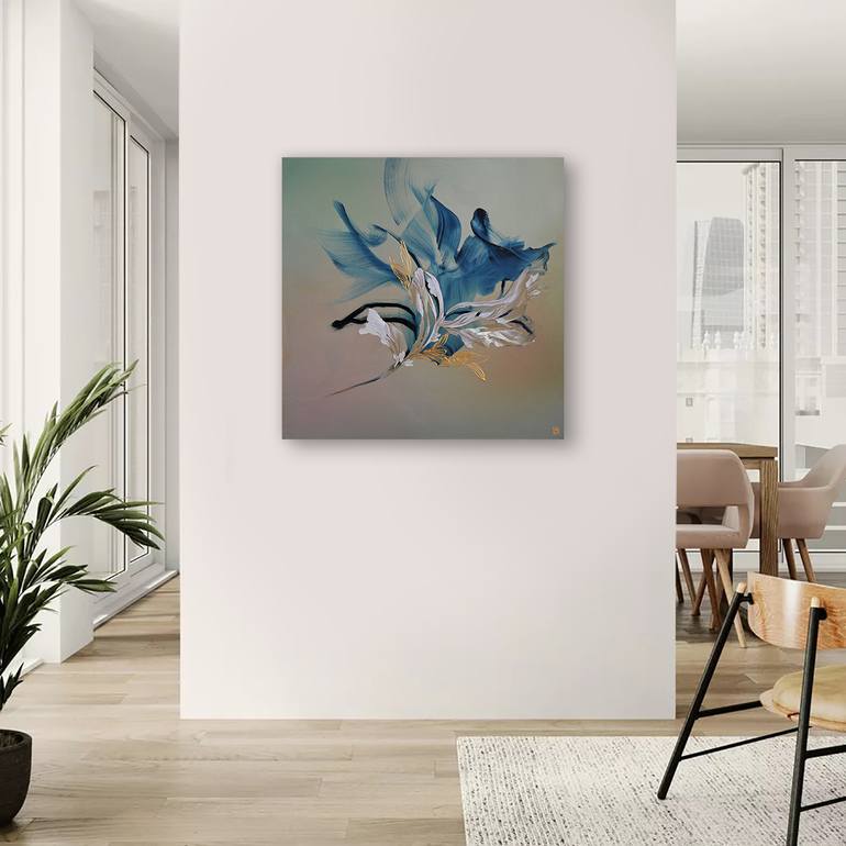Original Abstract Expressionism Abstract Painting by Novi Lim