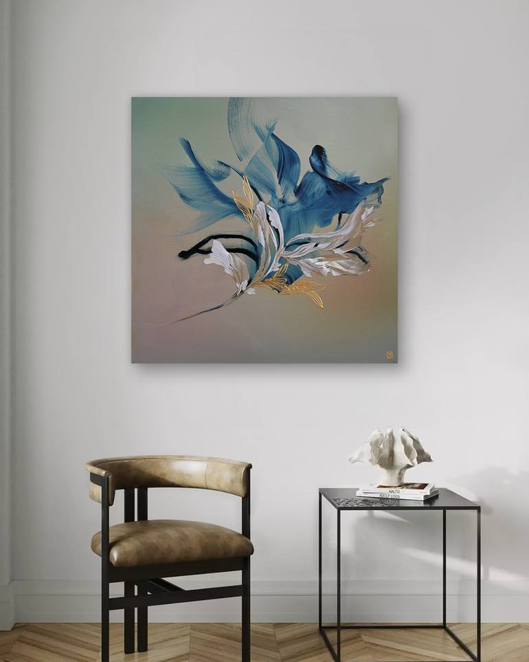Original Abstract Expressionism Abstract Painting by Novi Lim