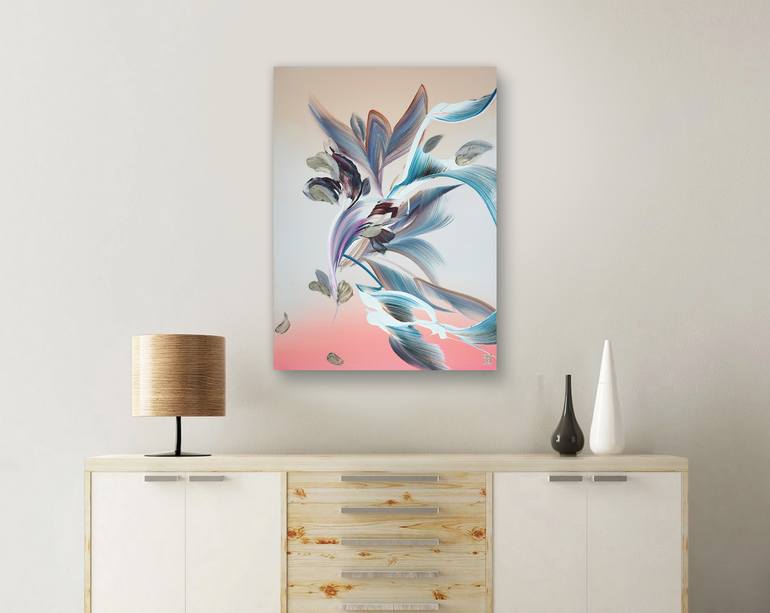 Original Abstract Expressionism Abstract Painting by Novi Lim