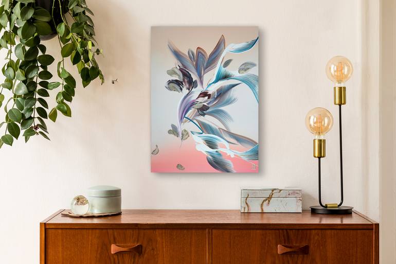 Original Abstract Expressionism Abstract Painting by Novi Lim