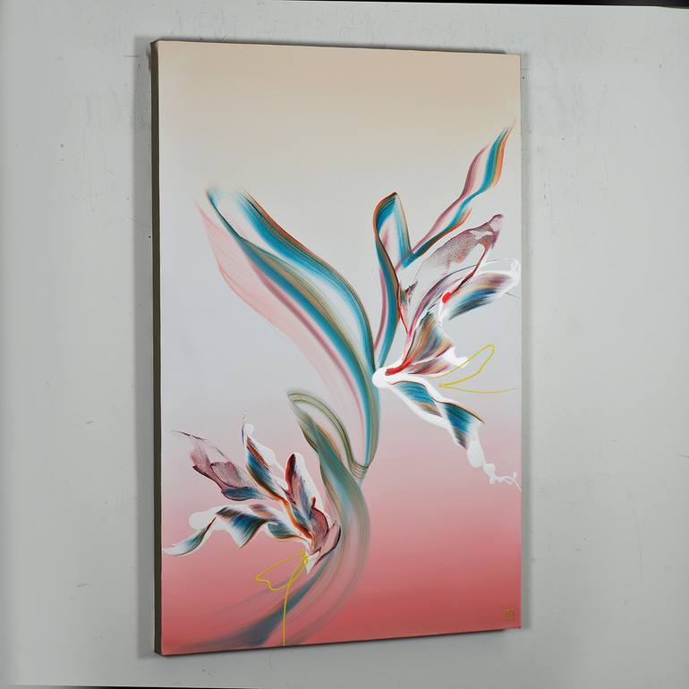 Original Abstract Expressionism Abstract Painting by Novi Lim