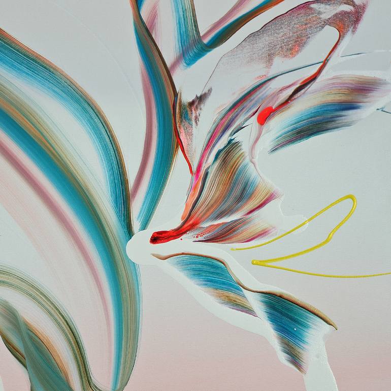 Original Abstract Expressionism Abstract Painting by Novi Lim