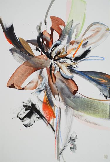 Original Abstract Expressionism Abstract Paintings by Novi Lim