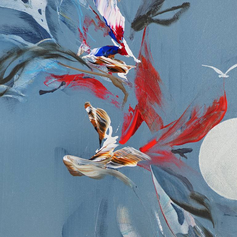 Original Abstract Expressionism Abstract Painting by Novi Lim