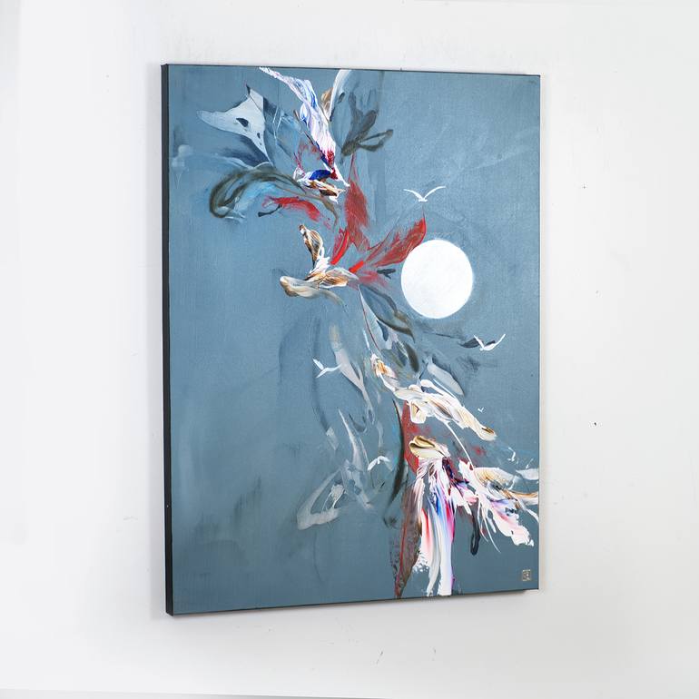 Original Abstract Expressionism Abstract Painting by Novi Lim
