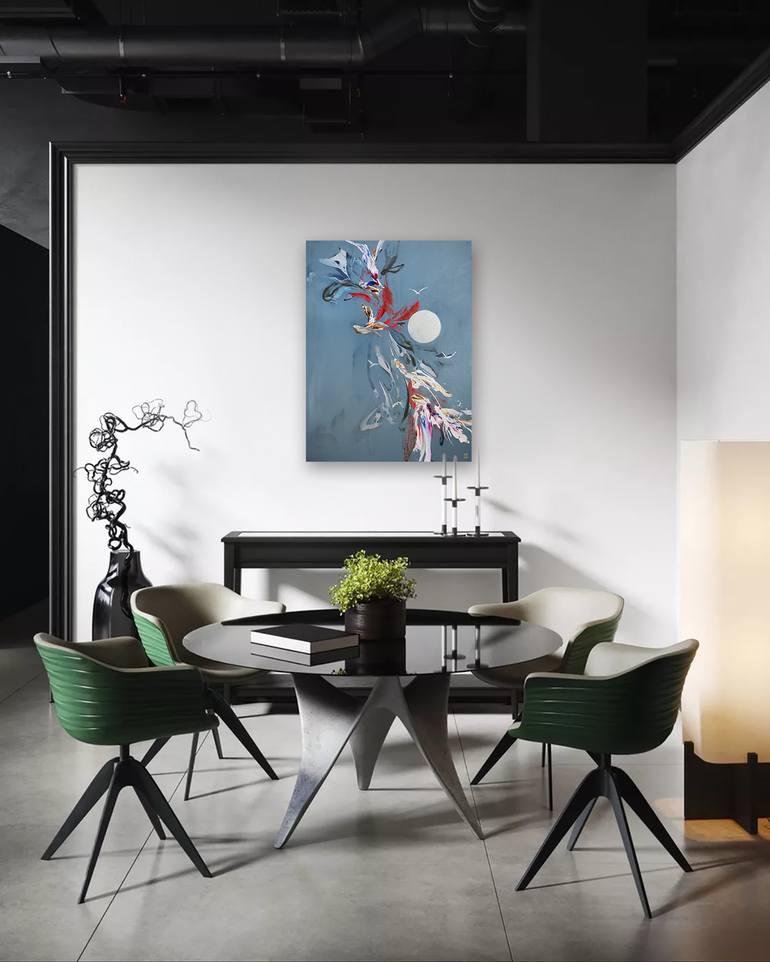 Original Abstract Expressionism Abstract Painting by Novi Lim