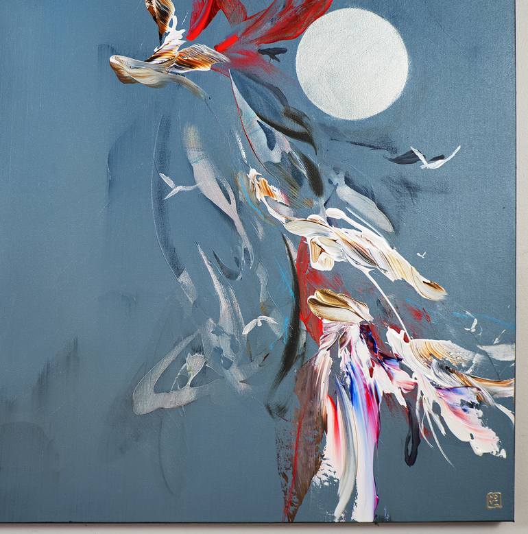 Original Abstract Expressionism Abstract Painting by Novi Lim