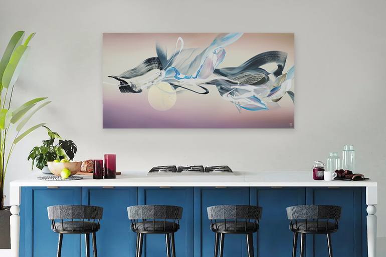 Original Abstract Expressionism Abstract Painting by Novi Lim