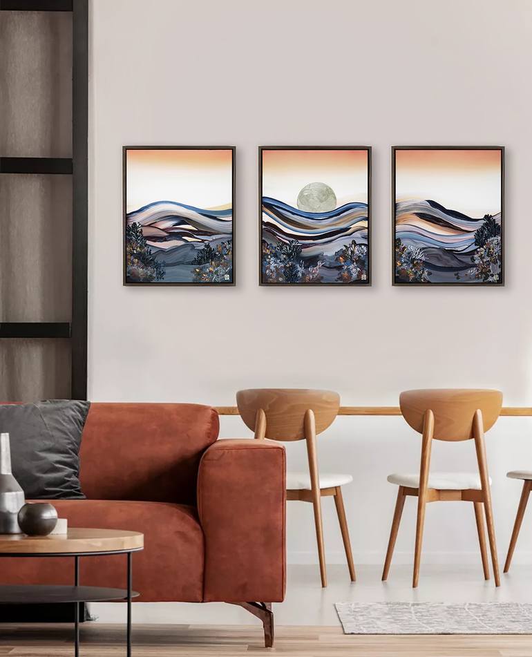 Original Abstract Expressionism Abstract Painting by Novi Lim