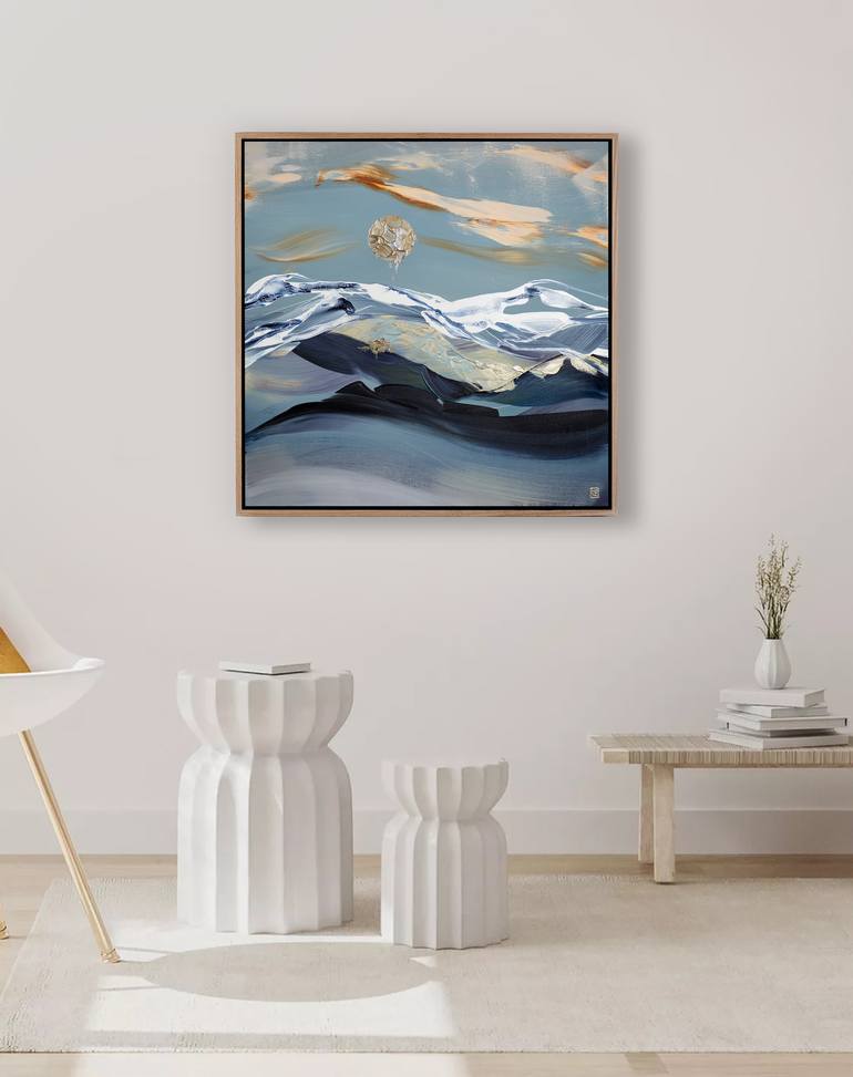 Original Abstract Expressionism Abstract Painting by Novi Lim