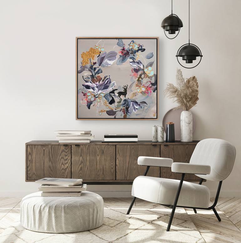 Original Abstract Expressionism Abstract Painting by Novi Lim
