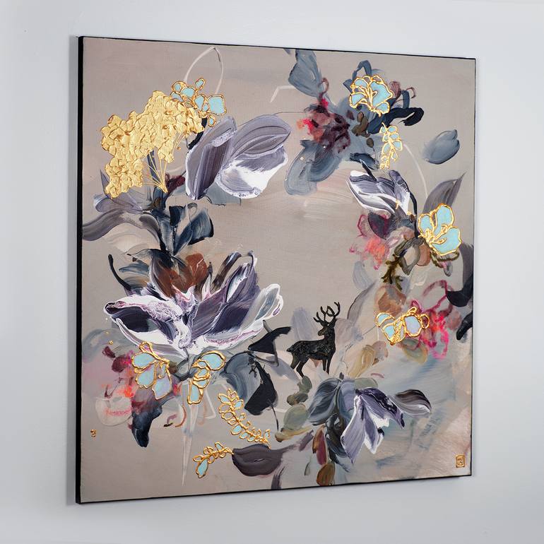Original Abstract Expressionism Abstract Painting by Novi Lim