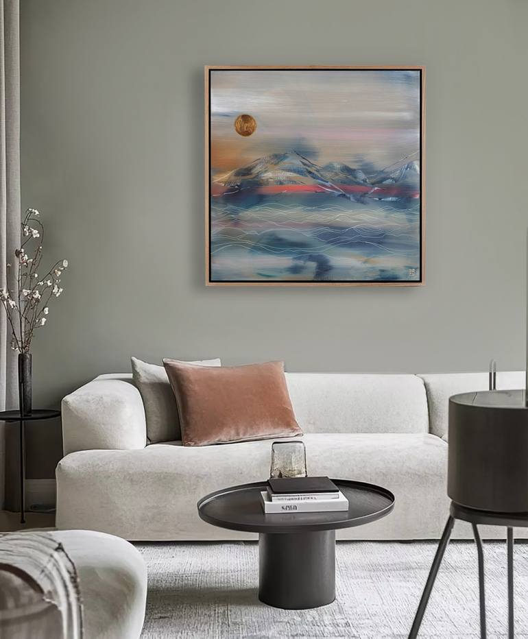 Original Abstract Expressionism Abstract Painting by Novi Lim