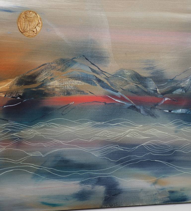 Original Abstract Expressionism Abstract Painting by Novi Lim