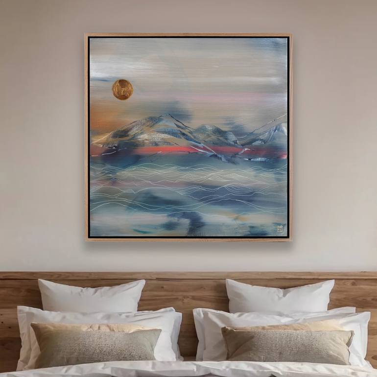 Original Abstract Expressionism Abstract Painting by Novi Lim
