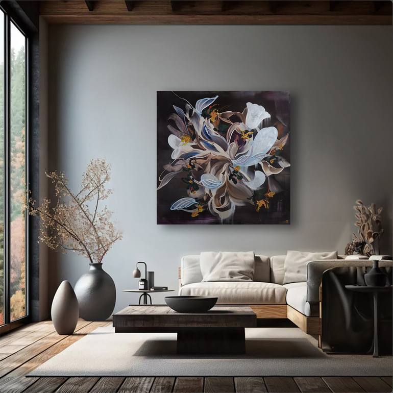 Original Abstract Expressionism Abstract Painting by Novi Lim