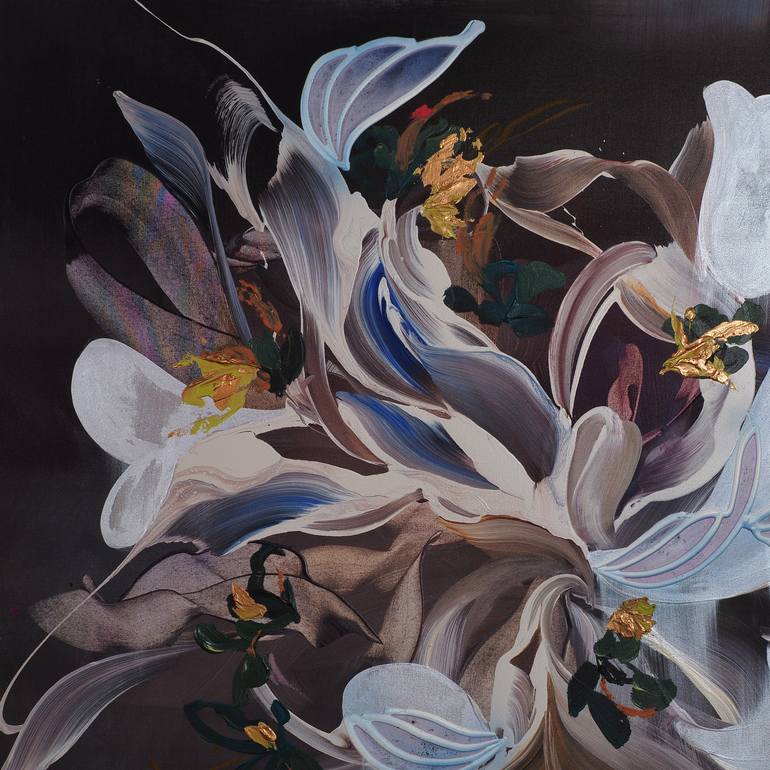 Original Abstract Expressionism Abstract Painting by Novi Lim