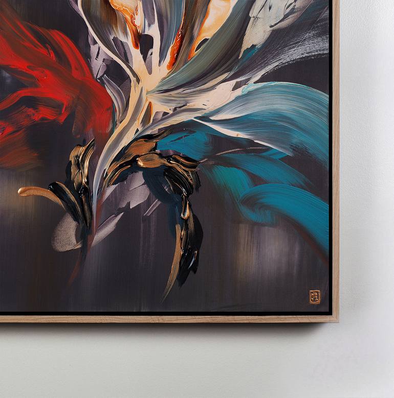 Original Abstract Expressionism Abstract Painting by Novi Lim