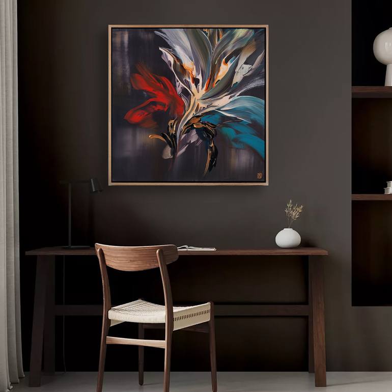 Original Abstract Expressionism Abstract Painting by Novi Lim
