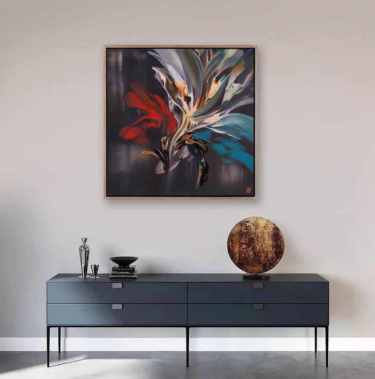 Original Abstract Expressionism Abstract Painting by Novi Lim