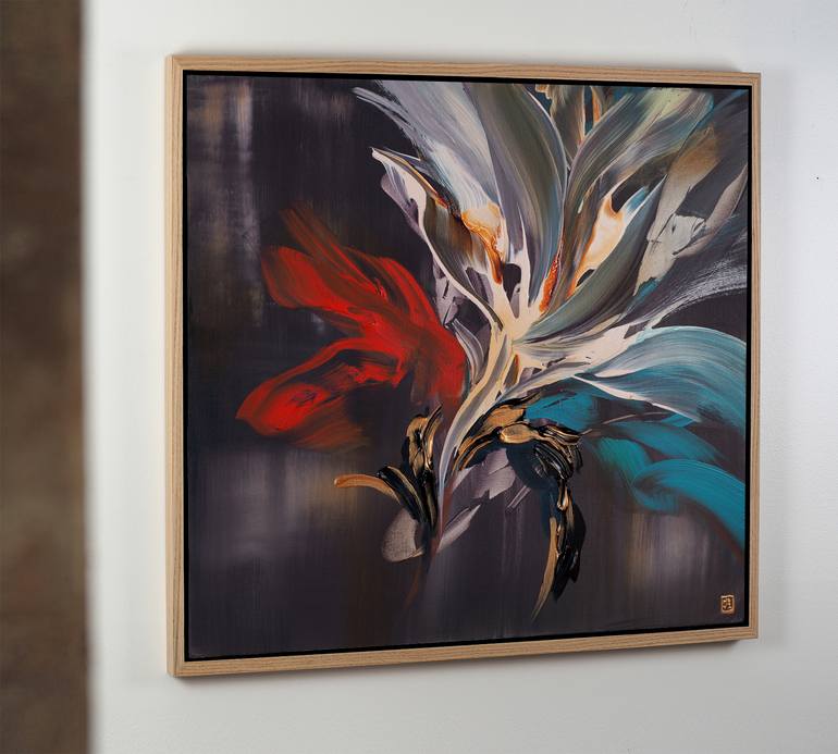 Original Abstract Expressionism Abstract Painting by Novi Lim