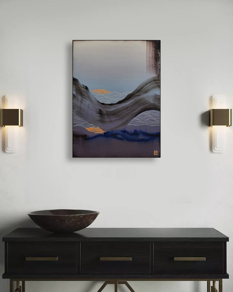 Original Abstract Expressionism Abstract Painting by Novi Lim