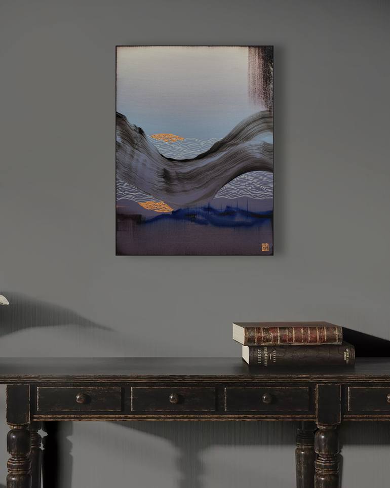 Original Abstract Expressionism Abstract Painting by Novi Lim