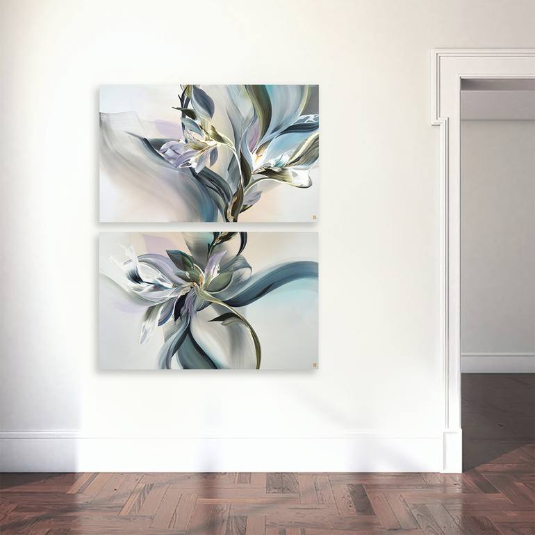 Original Abstract Expressionism Abstract Painting by Novi Lim