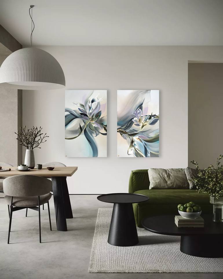 Original Abstract Expressionism Abstract Painting by Novi Lim