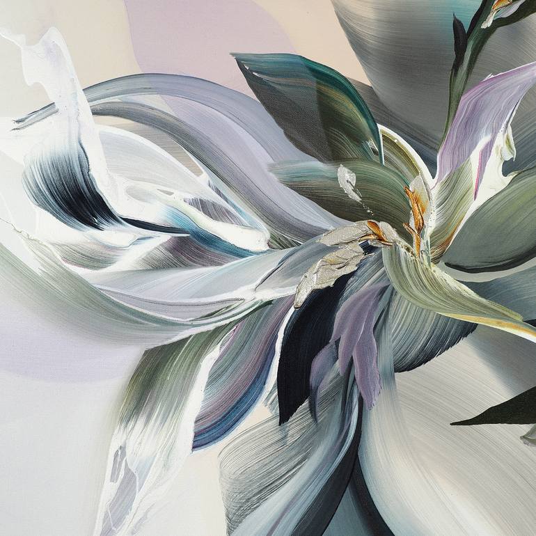 Original Abstract Expressionism Abstract Painting by Novi Lim