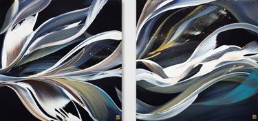 Original Abstract Expressionism Abstract Paintings by Novi Lim