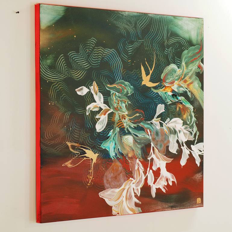 Original Abstract Expressionism Abstract Painting by Novi Lim