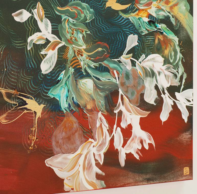 Original Abstract Expressionism Abstract Painting by Novi Lim
