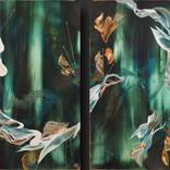 Through The Eons Diptych by Novi Lim