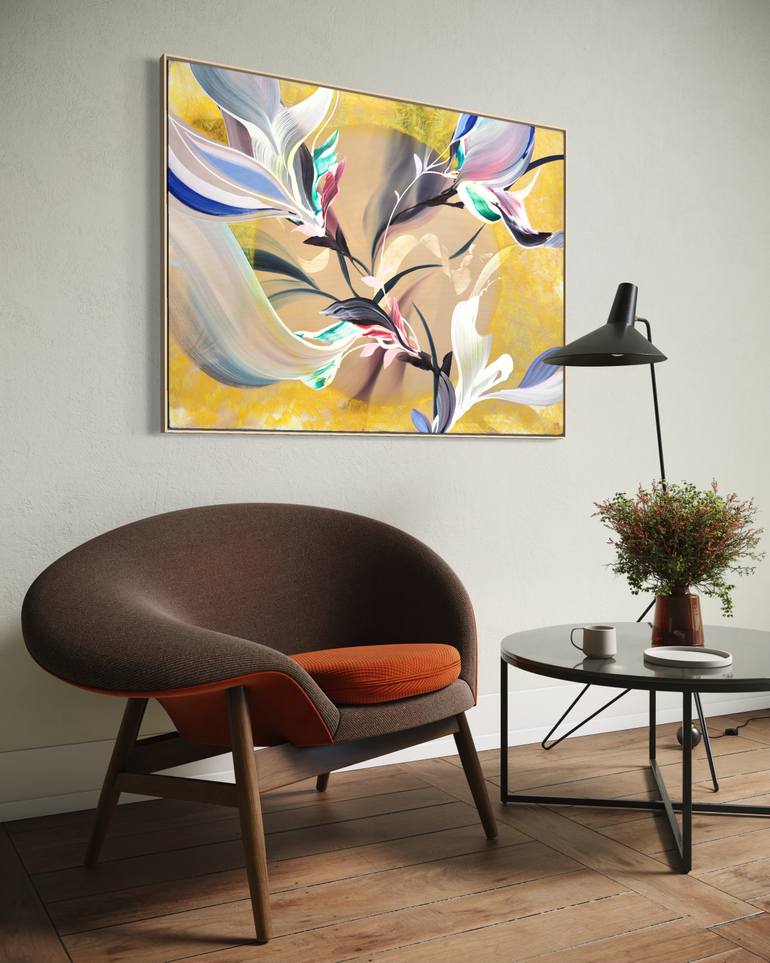 Original Abstract Expressionism Abstract Painting by Novi Lim