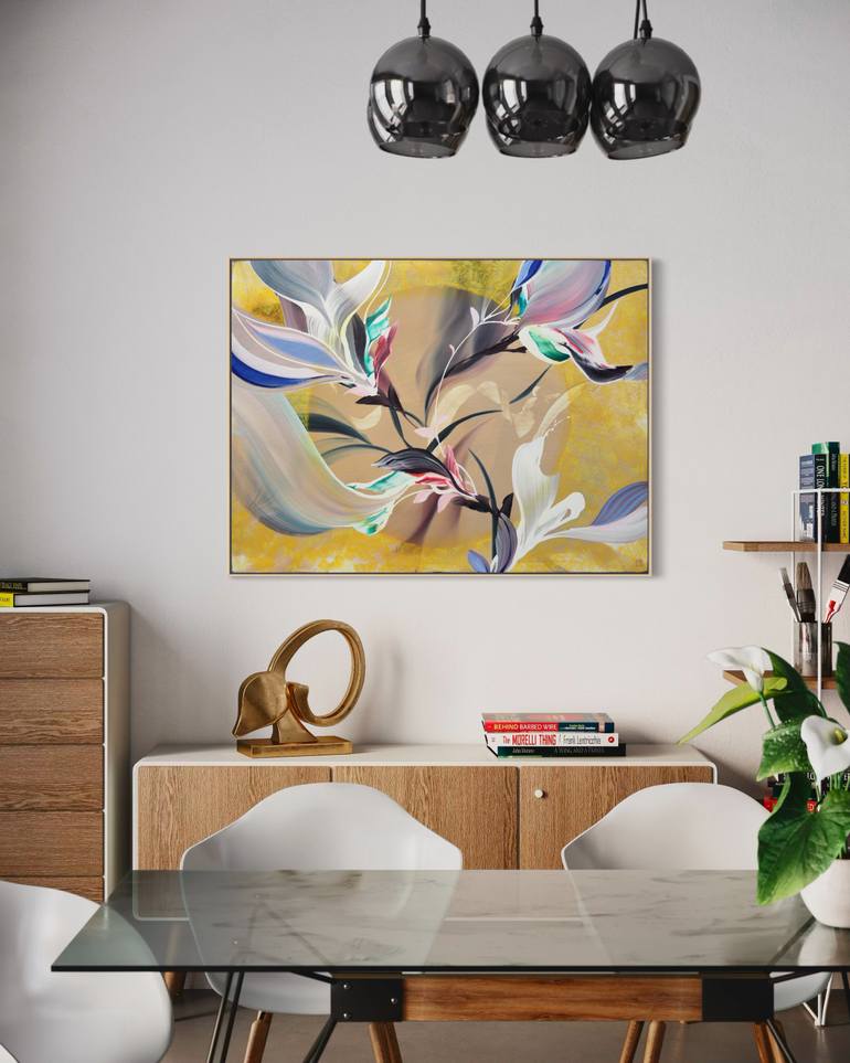 Original Abstract Expressionism Abstract Painting by Novi Lim